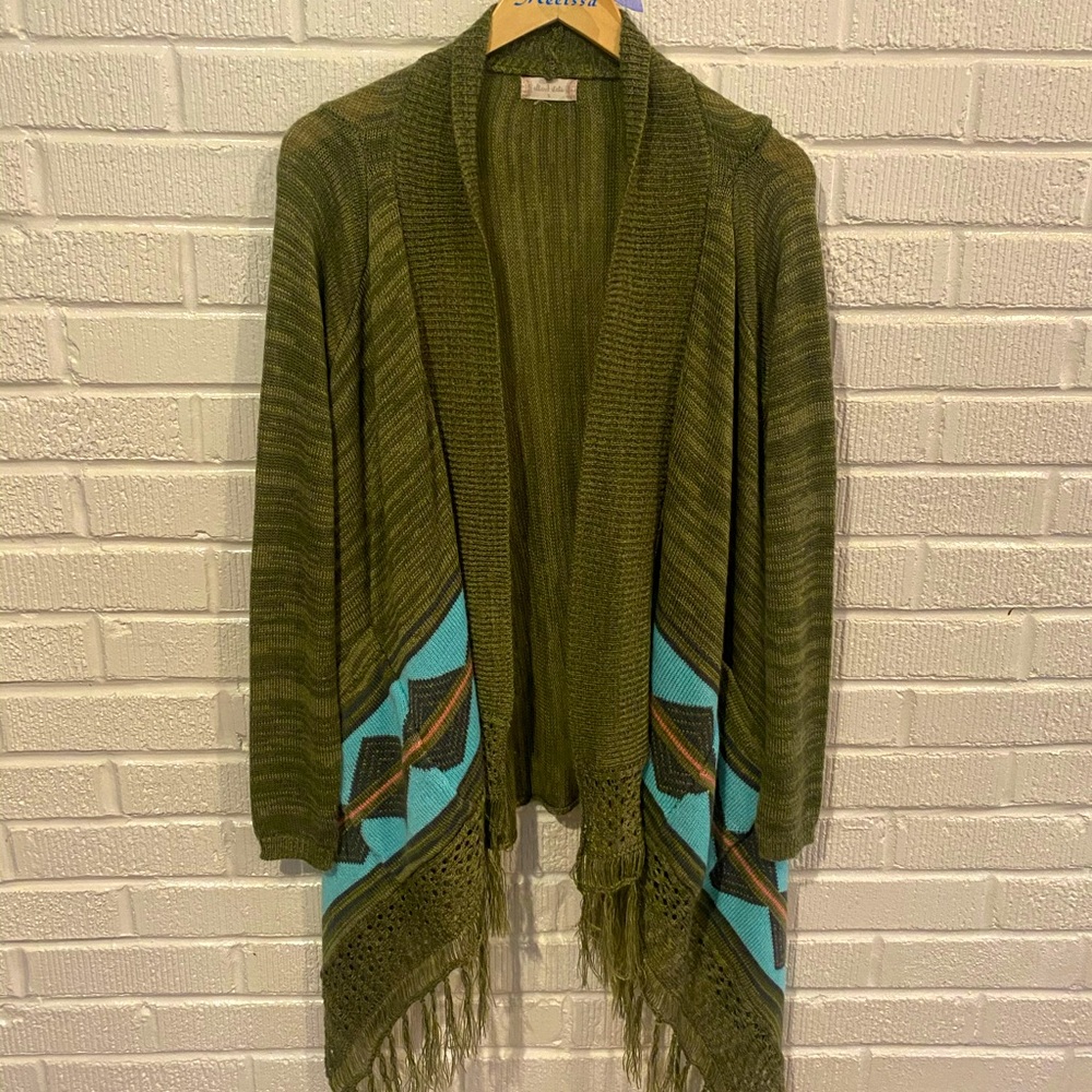 Altar’d State cardigan duster sweater - size small